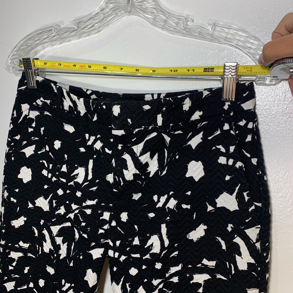Ann Taylor LOFT black and white print cropped pant - Picture 16 of 16
